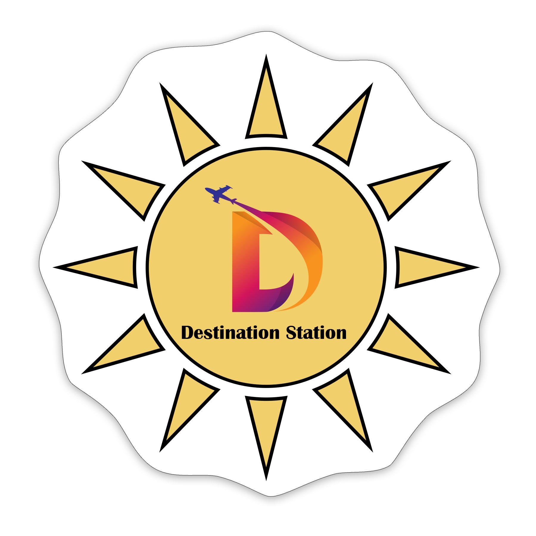 Sun Shaped NoteKeeper Magnet 20 Mil                             